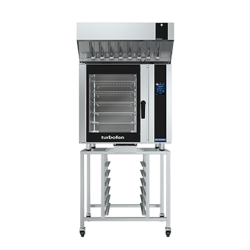 Turbofan E35T6-30 and SK35 - Full Size Electric Convection Oven Touch Screen Control on a Stainless Steel Stand