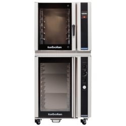 Turbofan E35T6-30/2 - Full Size Electric Convection Oven Touch Screen Control with Adjustable Feet Base Stand Double Stacked