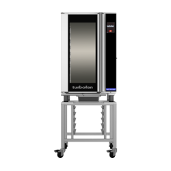 Turbofan EHT10-L - 10 Tray 1/1 GN Electric Undercounter Touch Screen Extended Hot Holding Cabinet on a Stainless Steel Stand