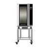 Turbofan EHT10-L - 10 Tray 1/1 GN Electric Undercounter Touch Screen Extended Hot Holding Cabinet on a Stainless Steel Stand