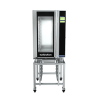 Turbofan EHT10-L - 10 Tray 1/1 GN Electric Undercounter Touch Screen Extended Hot Holding Cabinet on a Stainless Steel Stand