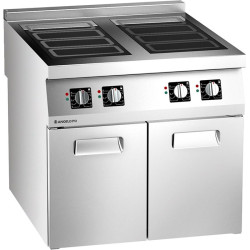 Angelo Po 1N1VT2I ALL AREA INDUCTION PYROCERAM COOKING RANGE ON CABINET