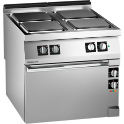 Angelo Po 1N1PE2EL 4 PLATE ELECTRIC RANGE, ELECTRIC STATIC OVEN - 230V