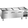 Angelo Po 3SBRP3C REFRIGERATED COUNTER  -2?C ? +10?C - 3 BIG DRAWERS Icon7000