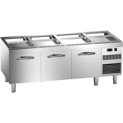 Angelo Po 3SBRP3P REFRIGERATED COUNTER  -2?C ? +10?C - 3 DOORS Icon7000