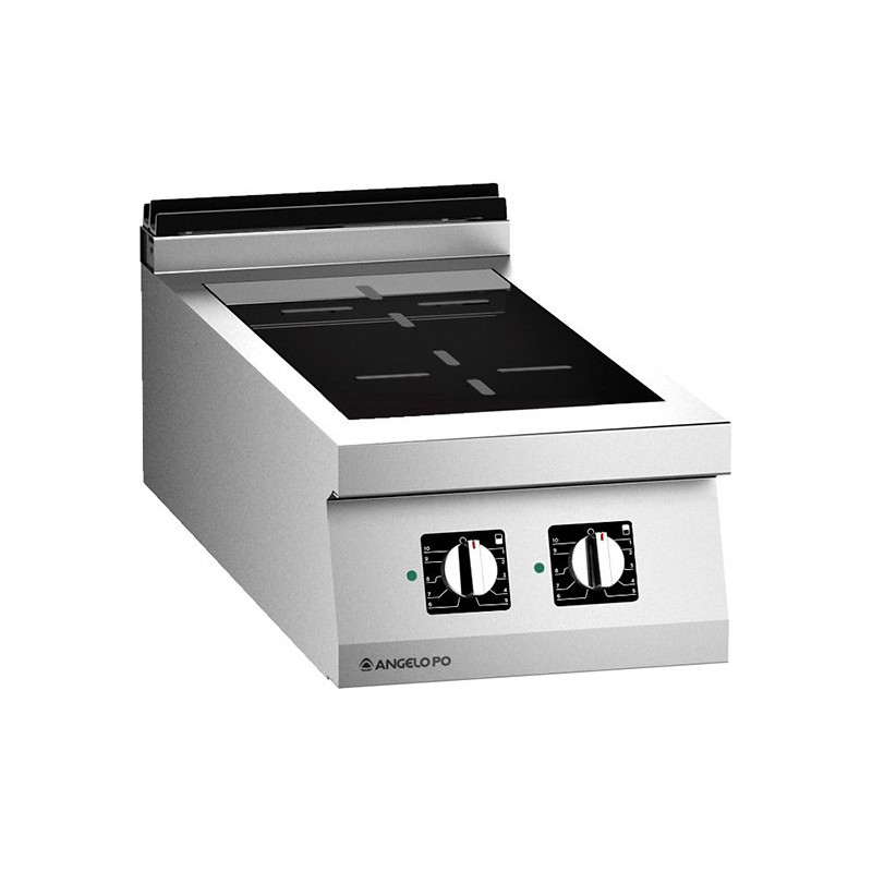 Angelo Po 0N0VT1I INDUCTION PYROCERAM COOKING RANGE 2 AREAS