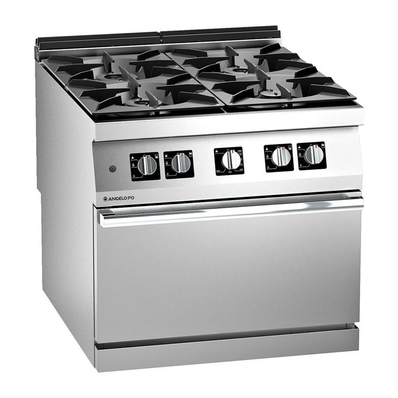 Angelo Po 1N1FAAG FOUR BURNER GAS RANGE WITH STATIC OVEN