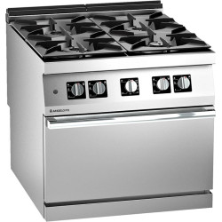 Angelo Po 1N1FAAG FOUR BURNER GAS RANGE WITH STATIC OVEN  Icon9000