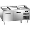 Angelo Po 2SBRP2C REFRIGERATED COUNTER  -2°C ? +10°C - 2 BIG DRAWERS Icon7000