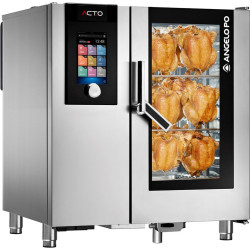 Angelo Po AT101ECW ACT.O ELECTRIC COMBI POULTRY OVEN WITH AUTOMATIC WASHING DISPENSER