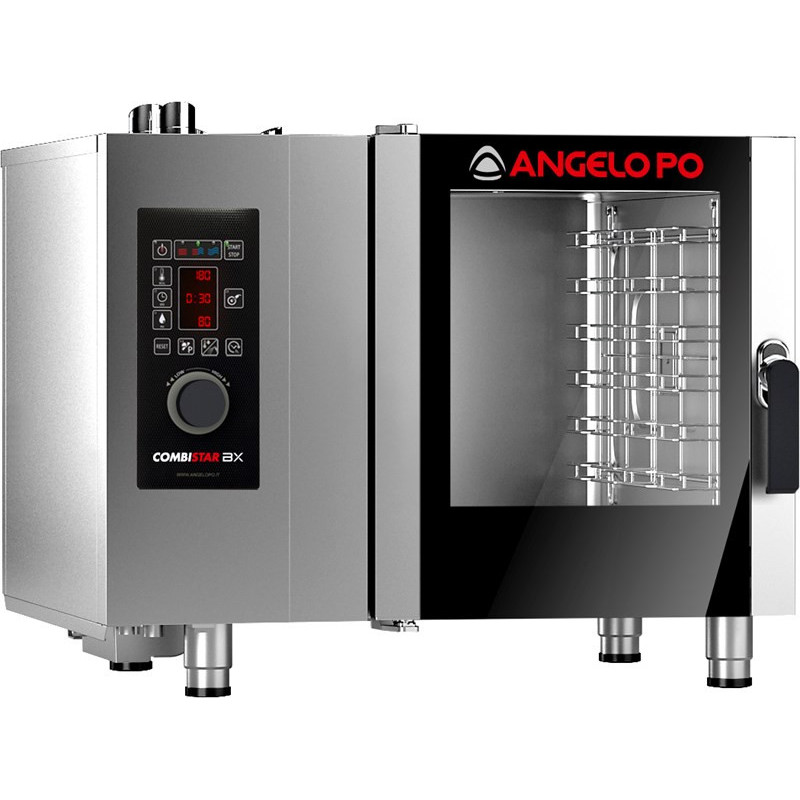 Angelo Po BX61EWR ELECTRIC COMBI OVEN 6X1/1GN  WITH RIGHT-HAND DOOR OPENING AND WITH AUTOMATIC WASHING SYSTEM