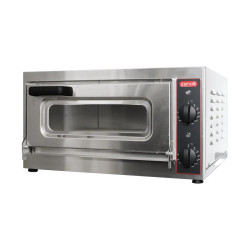 Zanolli Vulcano Compact double deck oven with chamber size (400 W X 400 X 110)