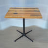 Used Decorative Timber Type Cafe Table