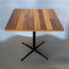 Used Decorative Timber Type Cafe Table Square