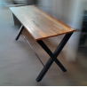 Used Decorative Bar Style Timber Table