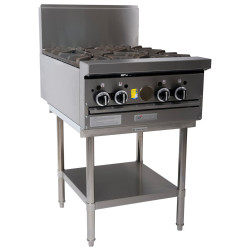 Garland GF24-4T-NG Restaurant Modular Top 600mm 4 Open Burner Nat Gas