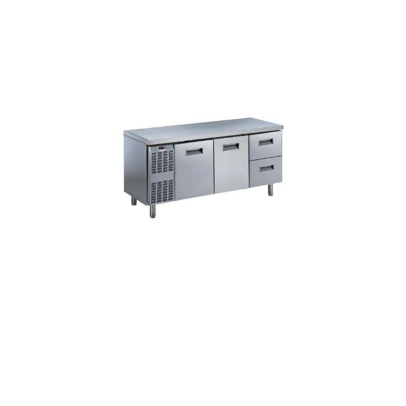 ALPENINOX- SB Line 2 Door & 2 Drawer Refrigerated Counter , 415lt (-2/+10)- RCSN3M22