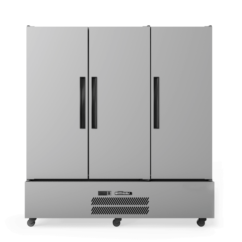 Williams HQS3SS Quartz Star - Three Door Stainless Steel Upright Storage Refrigerator