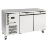 Williams HO2USSHC Opal - Two Door Stainless Steel Under Counter Storage Refrigerator