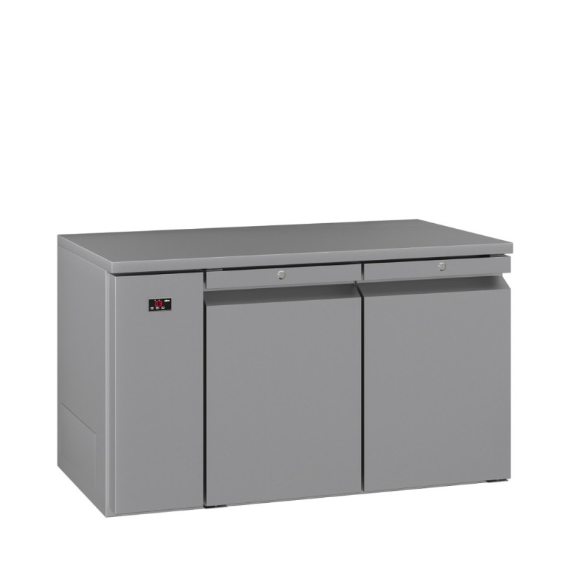 Williams LO2RSS Opal - Two Door Stainless Steel Remote Under Counter Storage Freezer