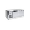 Williams LE2USS Emerald - Two Door Stainless Steel Under Counter Storage Freezer