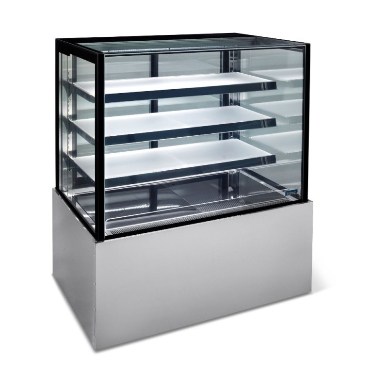 Topaz HTGH15 Topaz Cake Display - 1500Mm Three Tier (Plus Base) Free Standing Refrigerated Cake Display