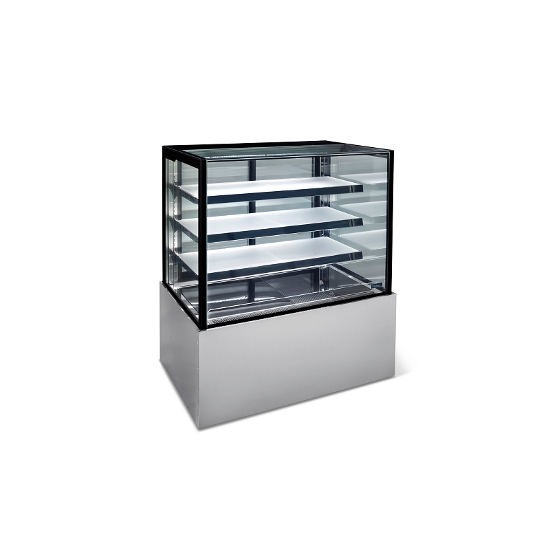 Topaz HTGH18 Topaz Cake Display - 1800Mm Three Tier (Plus Base) Free Standing Refrigerated Cake Display