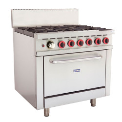 Gasmax  Gasmax 6 Burner With Oven Flame Failure GBS6TS