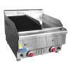 Gasmax  JUS-TRGH60 GASMAX Benchtop Combo 1/2 Char & 1/2 Griddle