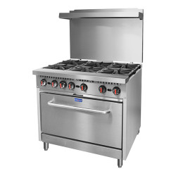 Gasmax  S36(T) - Gasmax 6 Burner with Oven Flame Failure