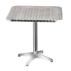 Aluminum Outdoor Restaurant Table 70X70