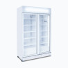 Bromic GM1000LWECO Upright Display Fridge - 960L - 2 Doors - Flat Glass