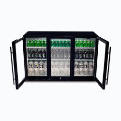 Bromic BB0330GD-NR-1 Back Bar Fridge - 307L - 3 Doors - Hinged