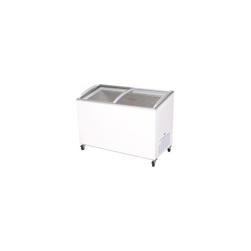 Bromic CF0400ATCG-NR Display Chest Freezer - 352L - Curved Glass Top