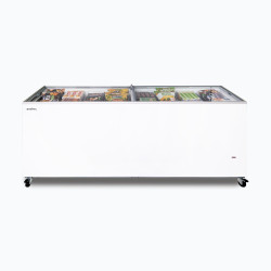 Bromic CF0700FTFG-NR Display Chest Freezer - 670L - Flat Glass Top