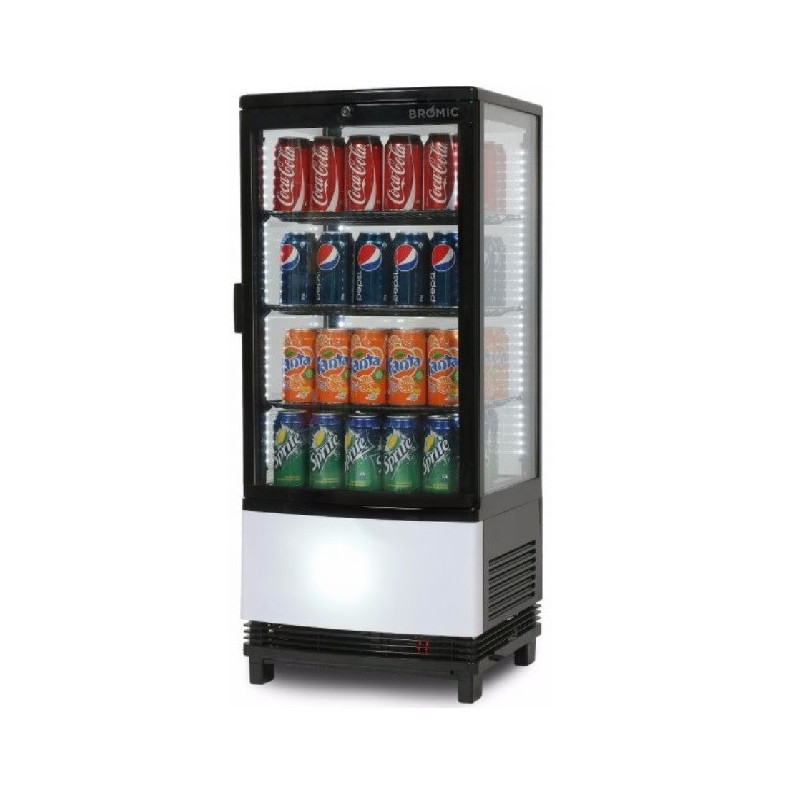 Bromic CT0080G4LW-NR Countertop Fridge - 78L - 1 Door - Flat Glass