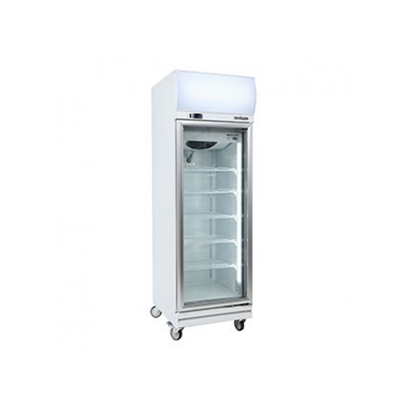 Bromic GD0500LF Upright Display Fridge - 444L - 1 Door - Flat Glass - Lightbox