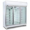 Bromic GD1500LF Upright Display Fridge - 1507L - 3 Doors - Flat Glass - Lightbox