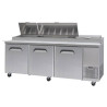 Bromic PP2370 Pizza Prep Fridge - 3  Doors - 2370mm - 12 Pans