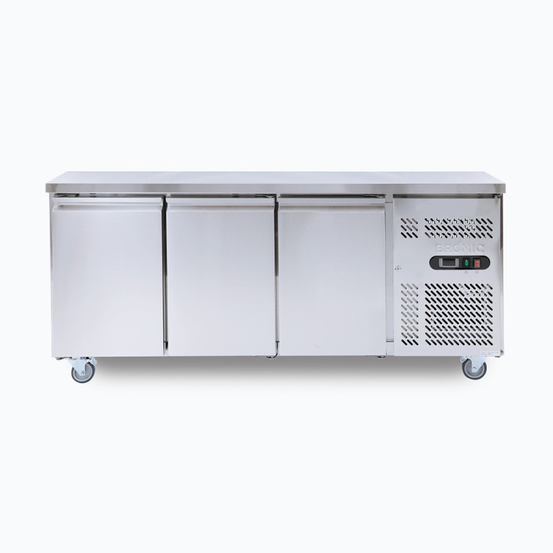 Bromic UBC1795SD-NR Under Bench Fridge - 417L - 3 Doors - Stainless Steel