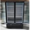 Used Huxford BMH36 Double Glass Door Upright Bottom Mount Fridge