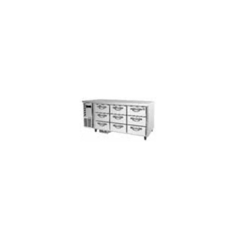 Hoshizaki Undercounter Storage Fridge 9 Drawers 404L RTC-167DEA-GN 