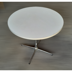 Used White Round Restaurant Cafe Tables