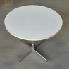 Used White Round Restaurant Cafe Tables