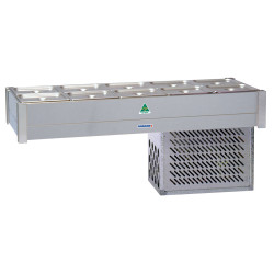 Roband BR26   Refrigerated Bain Marie 12 x 1/2 size, pans not included, double row