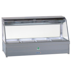 Roband CFX25RD   Curved Glass Refrigerated Display Bar - Piped and Foamed only (no motor), 10 pans