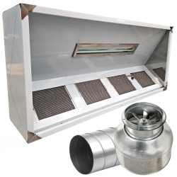 Commercial Exhaust Canopy 6500mm Fan & Duct Kit