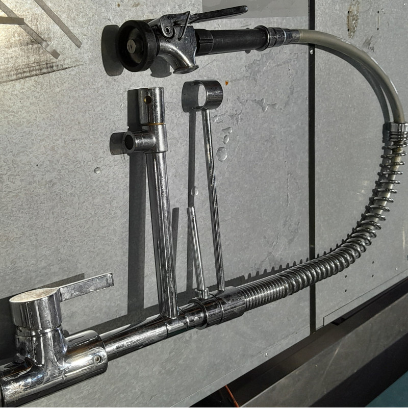 Used Pre-Rinse Tap with 10" Pot filler