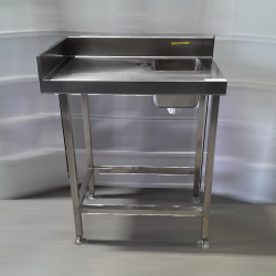 Used Stainless Steel Bench with Hand Wash Sink