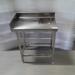 Used Stainless Steel Bench with Hand Wash Sink